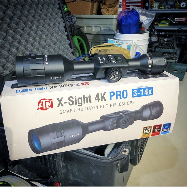 ATN X Sight 4K Pro 3 14x Day Night Scope W IR Illuminator