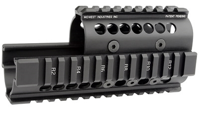 Midwest Industries AK Quad Rail Black